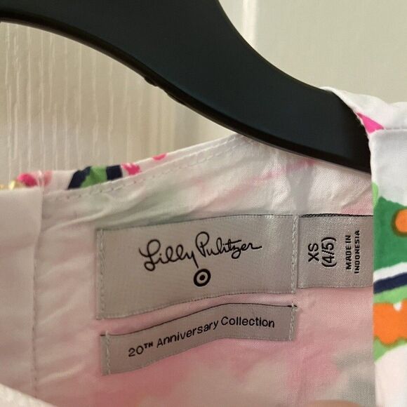 Lilly Pulitzer for Target Nosie Posey Floral Shift Dress Girls Size XS 4-5 NWT - Picture 5 of 10
